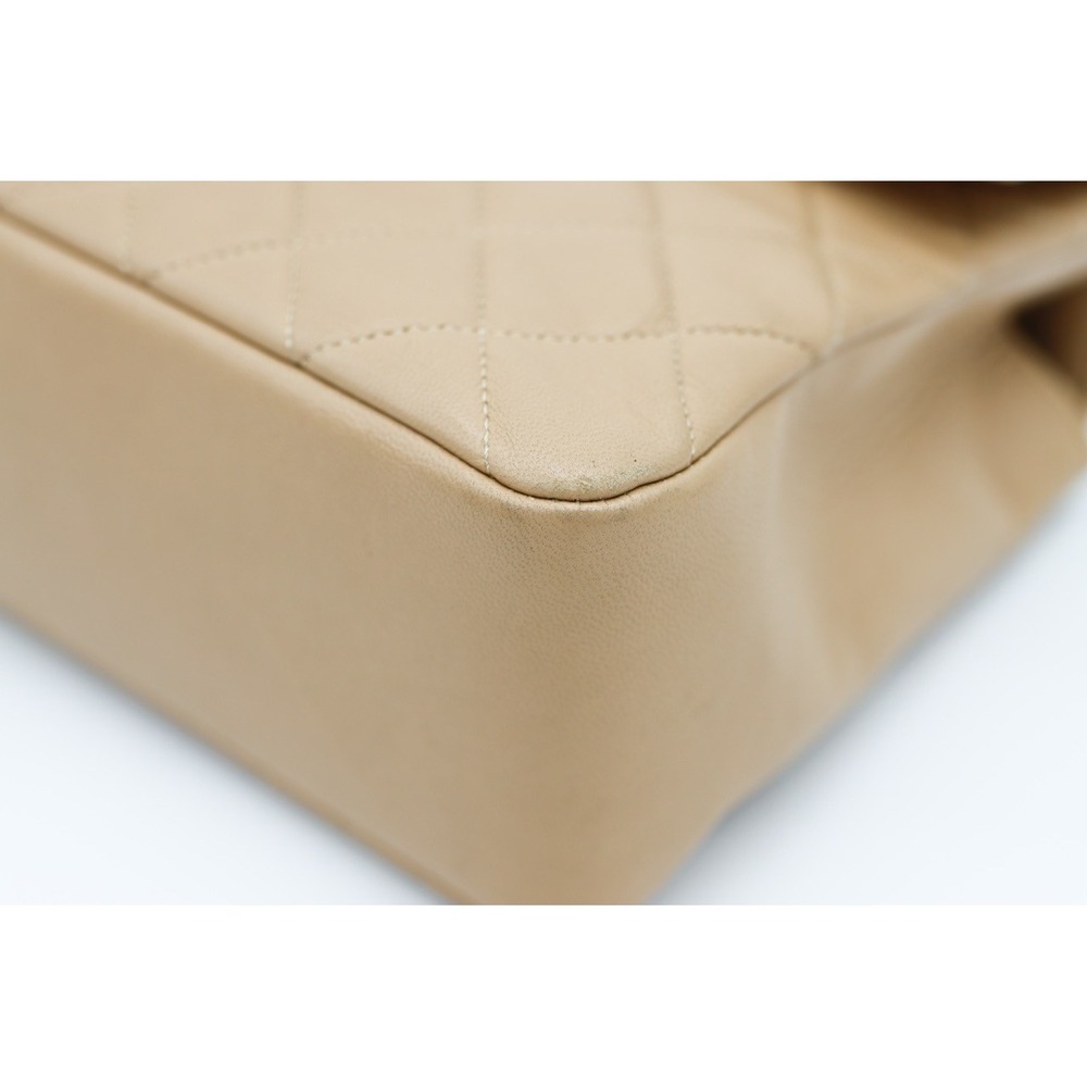 Chanel Square Beige Matalesse Top Handle Lambskin Quilted Bag - Picture 13 of 15
